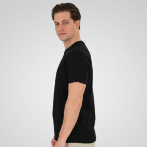 261TS-9128 T-SHIRT WITH HIGH DENSITY PRINT BLACK - Image 3