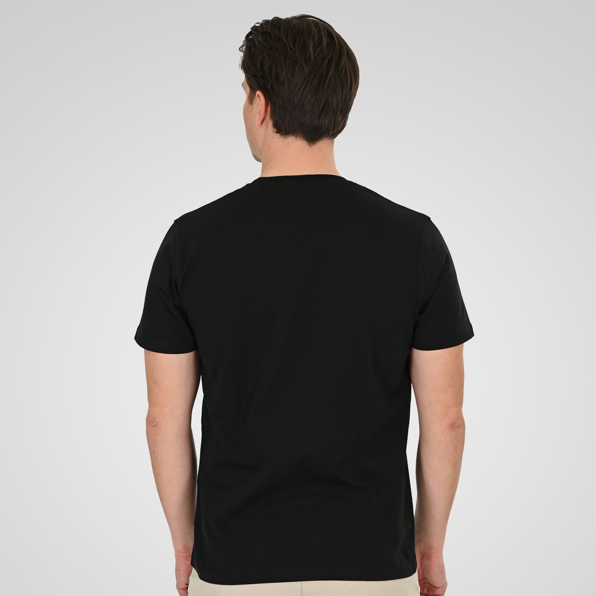 261TS-9128 T-SHIRT WITH HIGH DENSITY PRINT BLACK - Image 4
