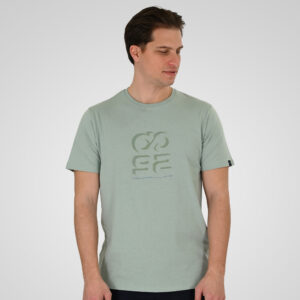261TS-9128 T-SHIRT WITH HIGH DENSITY PRINT DUSTY AQUA