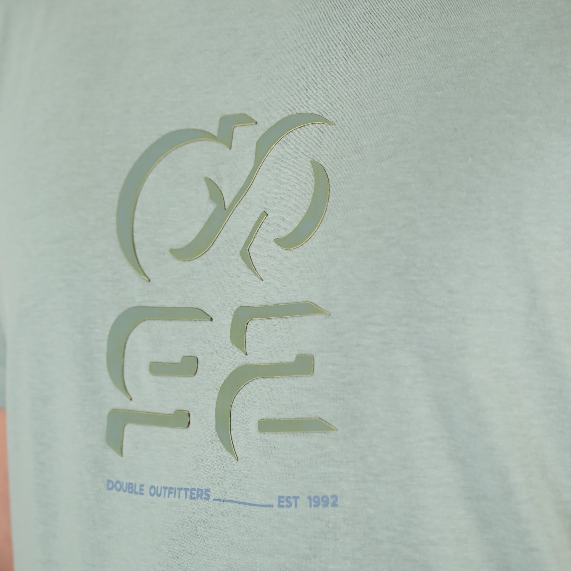261TS-9128 T-SHIRT WITH HIGH DENSITY PRINT DUSTY AQUA - Image 5