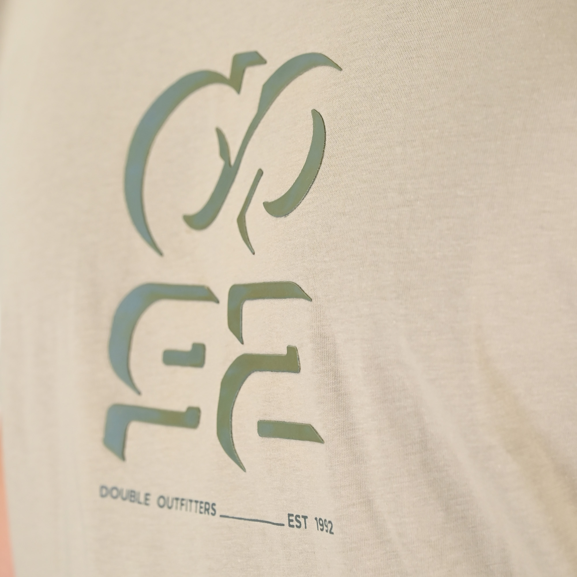 261TS-9128 T-SHIRT WITH HIGH DENSITY PRINT STONE BEIGE - Image 5