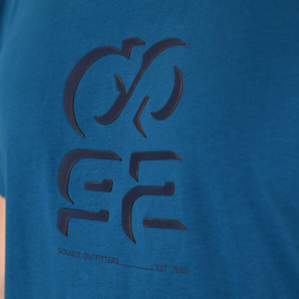 261TS-9128 T-SHIRT WITH HIGH DENSITY PRINT OCEAN BLUE