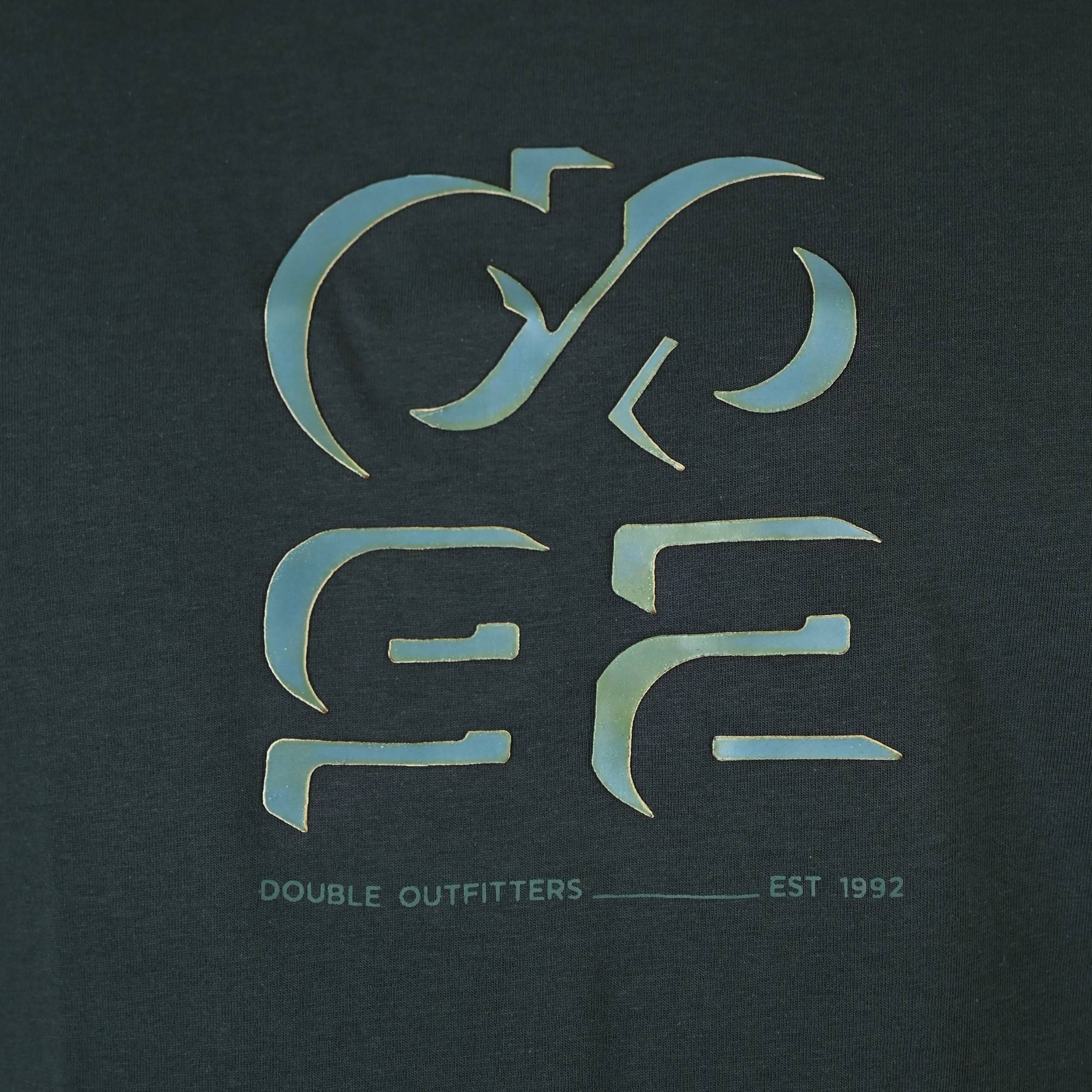 261TS-9128 T-SHIRT WITH HIGH DENSITY PRINT FOREST GREEN - Image 5