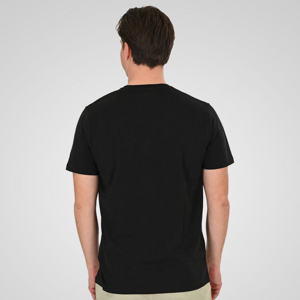 261TS-9129 T-SHIRT WITH HIGH DENSITY PRINT BLACK