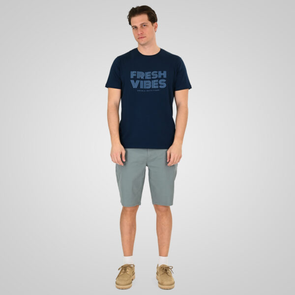 261TS-9129 T-SHIRT WITH HIGH DENSITY PRINT DK BLUE