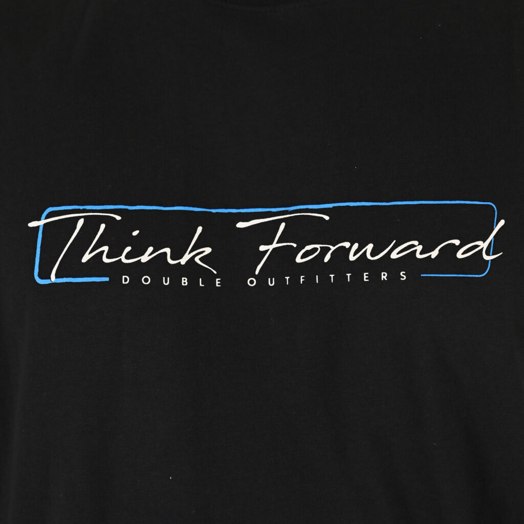 261TS-9130 T-SHIRT WITH DOUBLE PRESSED PRINT BLACK