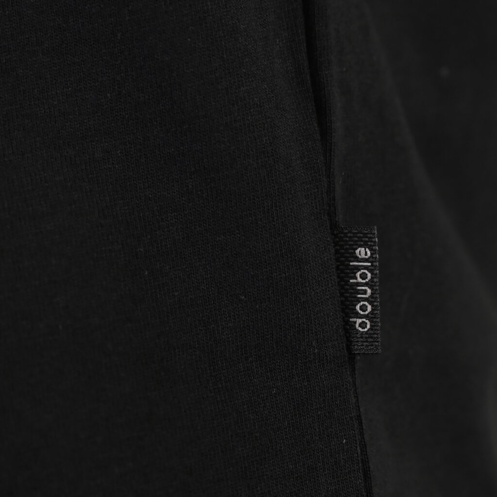 261TS-9130 T-SHIRT WITH DOUBLE PRESSED PRINT BLACK