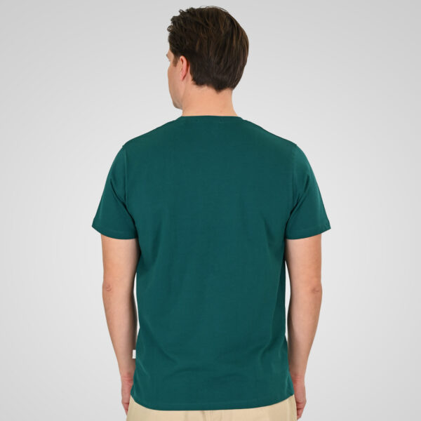 261TS-9130 T-SHIRT WITH DOUBLE PRESSED PRINT MOSS GREEN