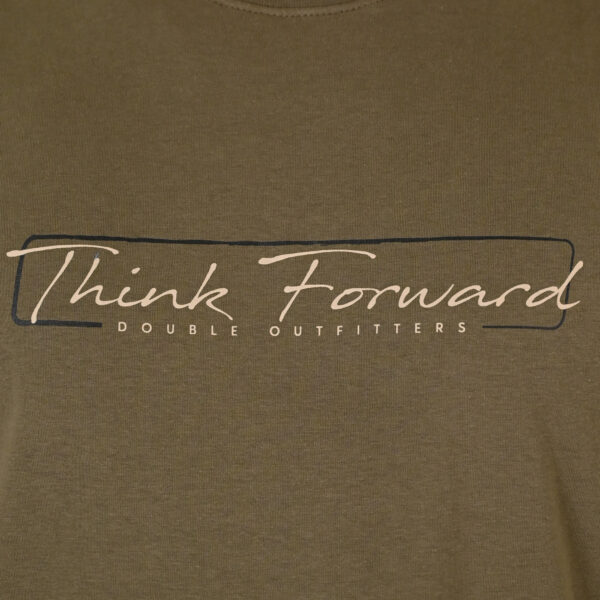 261TS-9130 T-SHIRT WITH DOUBLE PRESSED PRINT KHAKI