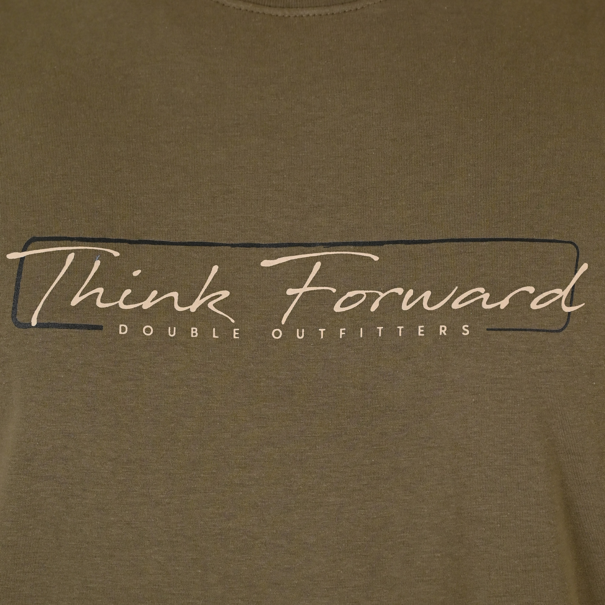 261TS-9130 T-SHIRT WITH DOUBLE PRESSED PRINT KHAKI - Image 5