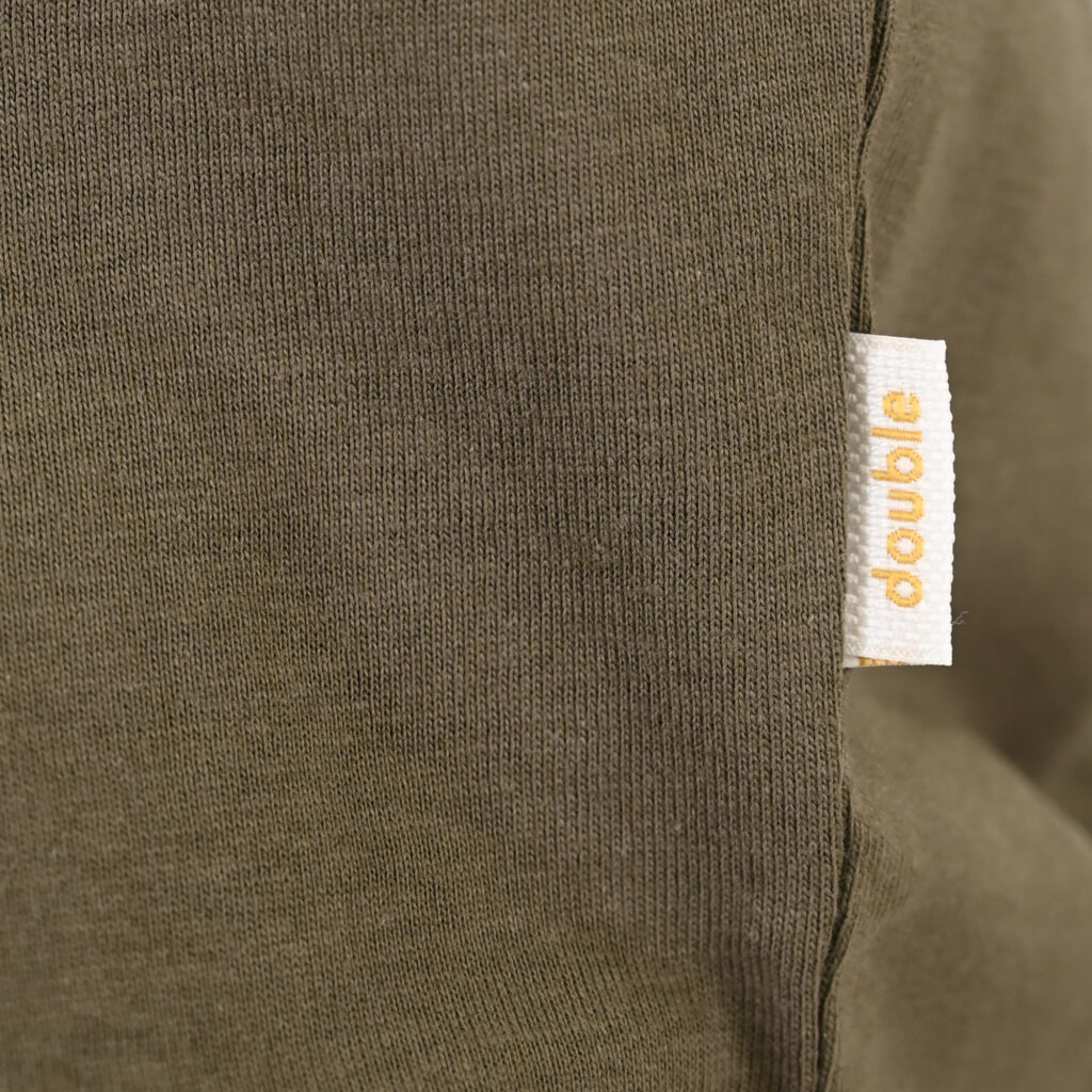 261TS-9130 T-SHIRT WITH DOUBLE PRESSED PRINT KHAKI