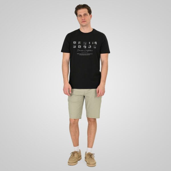 261TS-9131 T-SHIRT WITH HIGH DENSITY PRINT BLACK