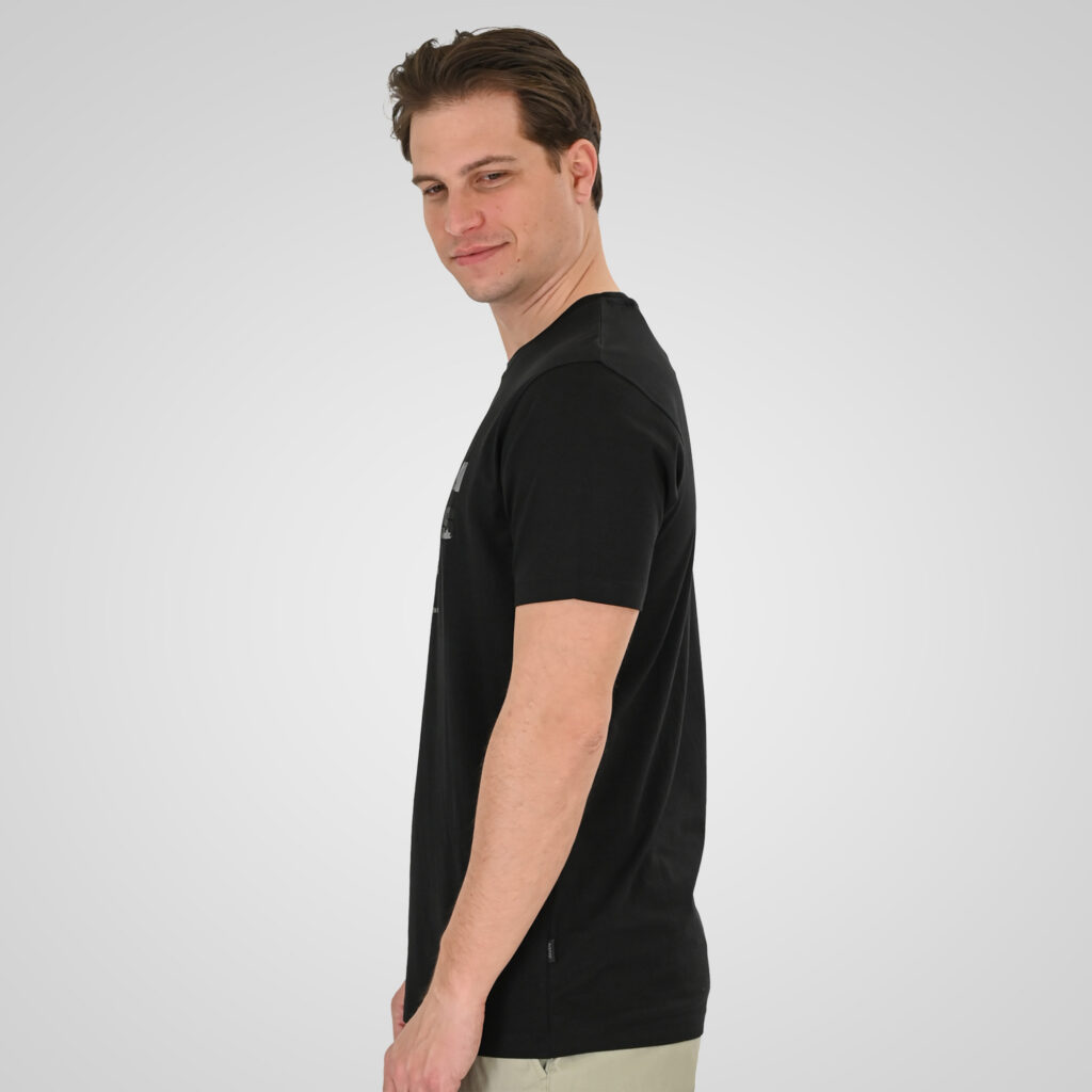 261TS-9131 T-SHIRT WITH HIGH DENSITY PRINT BLACK
