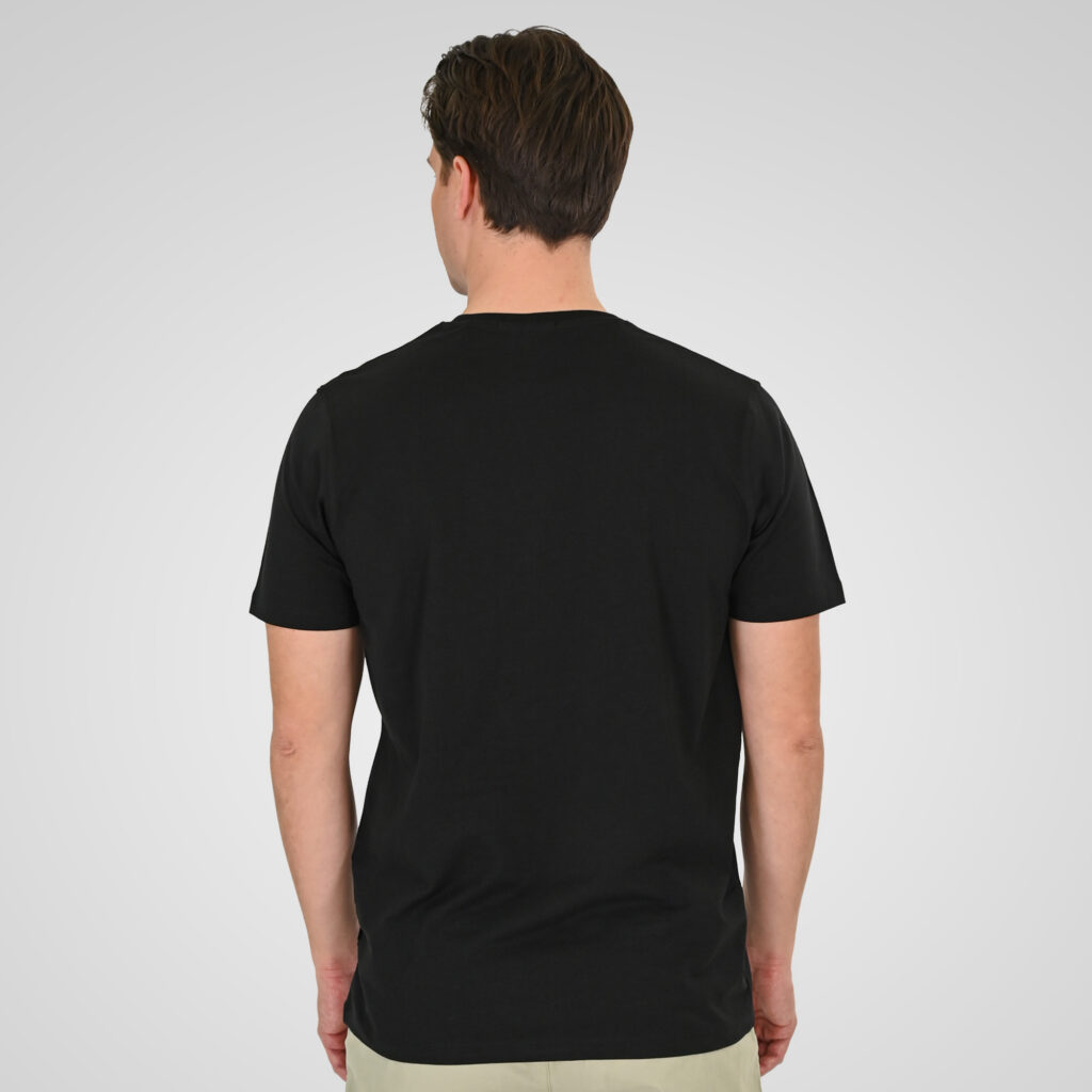 261TS-9131 T-SHIRT WITH HIGH DENSITY PRINT BLACK