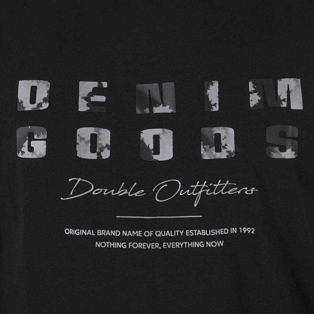 261TS-9131 T-SHIRT WITH HIGH DENSITY PRINT BLACK