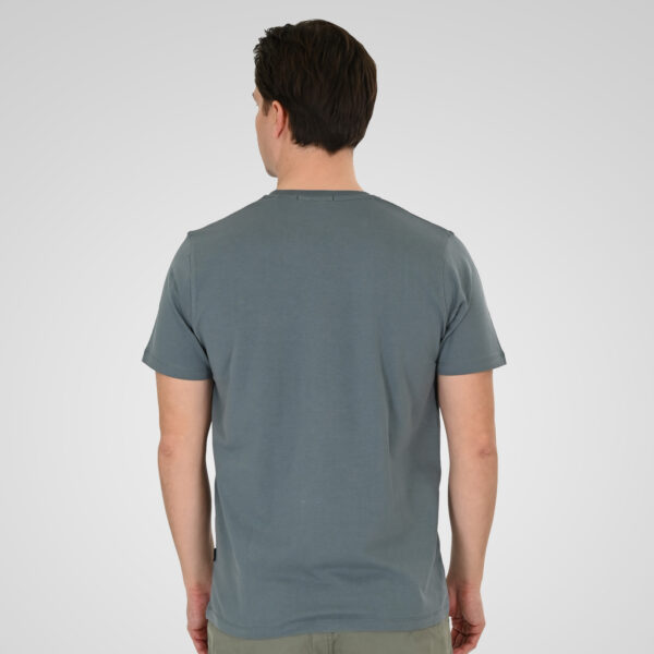 261TS-9131 T-SHIRT WITH HIGH DENSITY PRINT STEEL BLUE