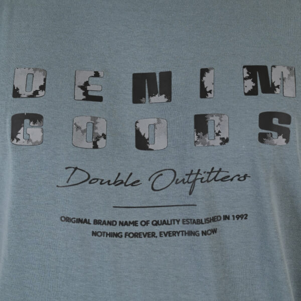 261TS-9131 T-SHIRT WITH HIGH DENSITY PRINT STEEL BLUE