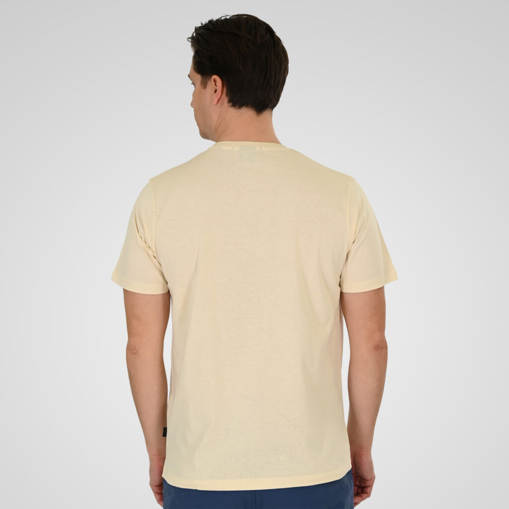 261TS-9131 T-SHIRT WITH HIGH DENSITY PRINT VANILLA