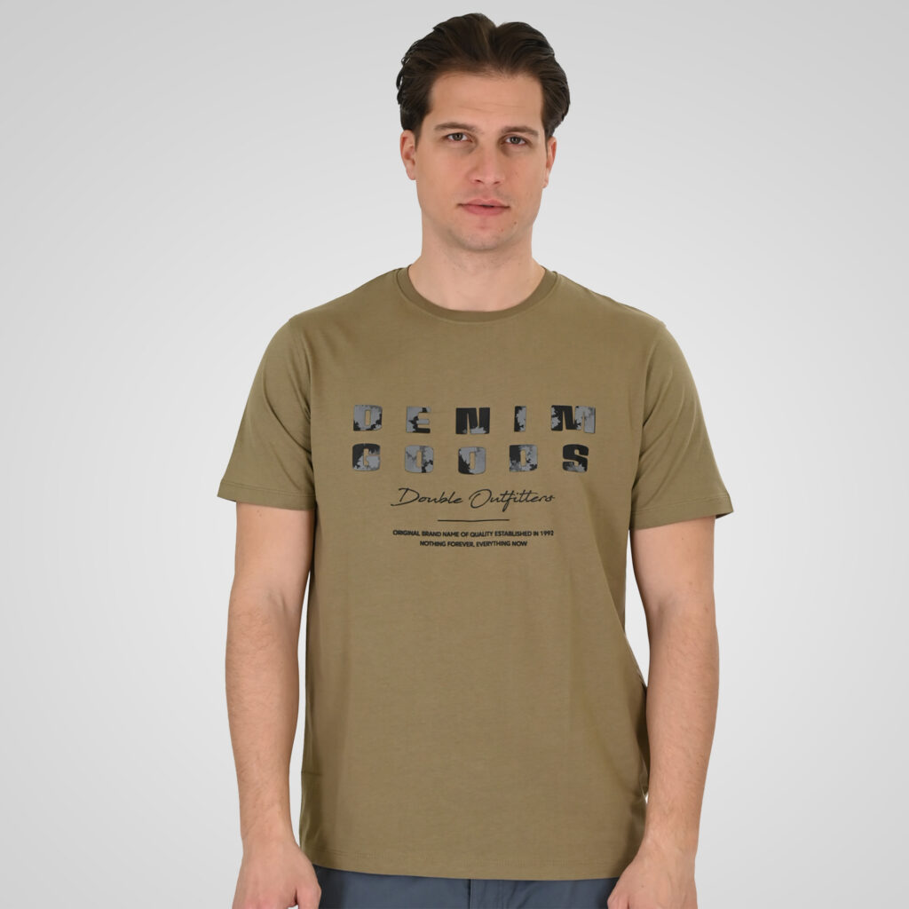261TS-9131 T-SHIRT WITH HIGH DENSITY PRINT PAPYRUS