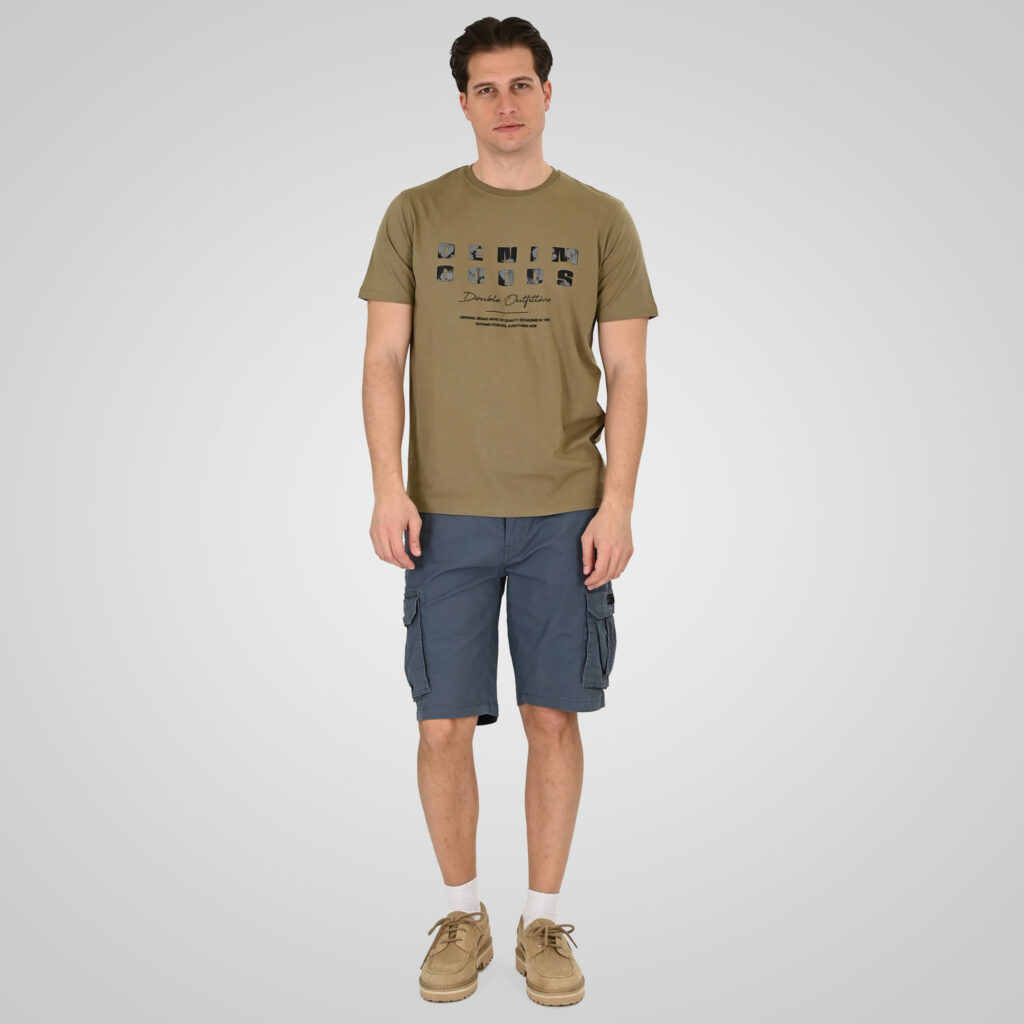 261TS-9131 T-SHIRT WITH HIGH DENSITY PRINT PAPYRUS