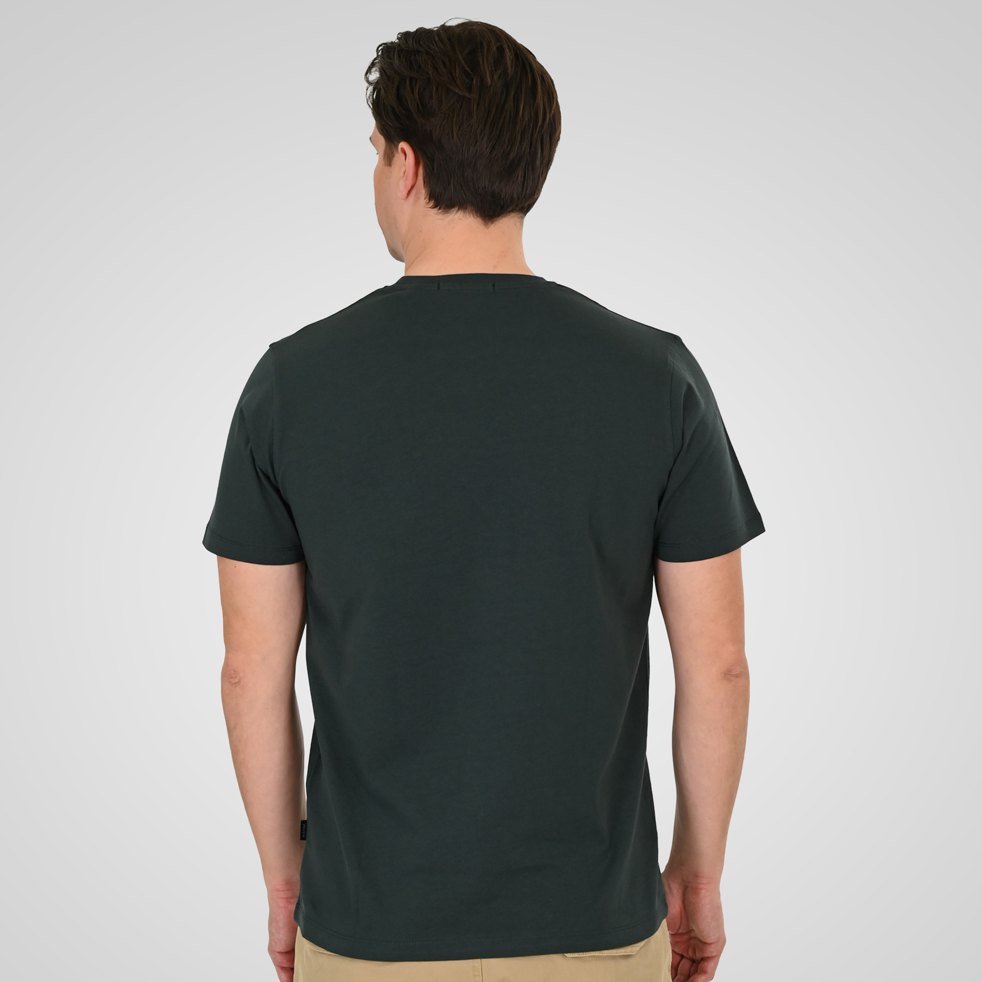 261TS-9131 T-SHIRT WITH HIGH DENSITY PRINT FOREST GREEN - Image 4