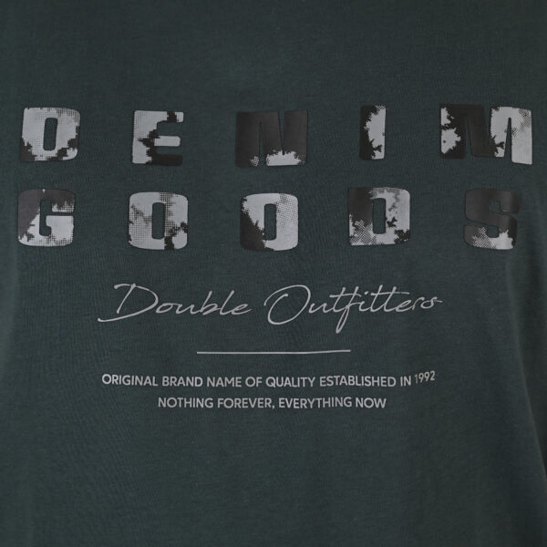 261TS-9131 T-SHIRT WITH HIGH DENSITY PRINT FOREST GREEN