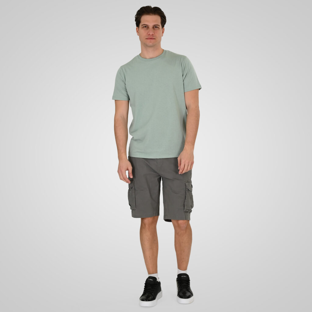 261TS-9133 T-SHIRT DUSTY AQUA