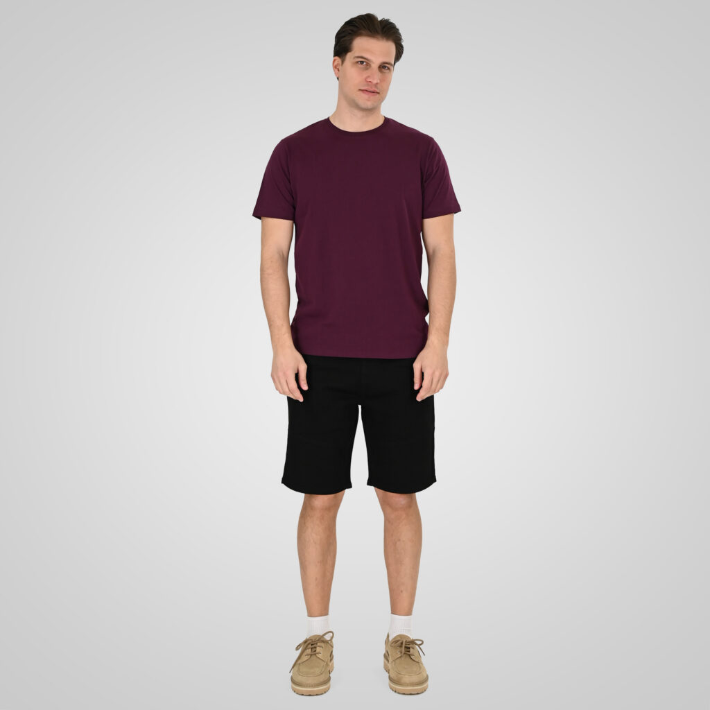 261TS-9133 T-SHIRT DK RASPBERRY