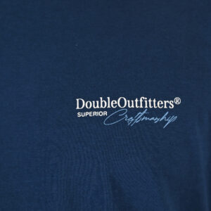 261TS-9137 T-SHIRT FRONT BACK WITH DOUBLE PRESSED PRINT DK BLUE - Image 5