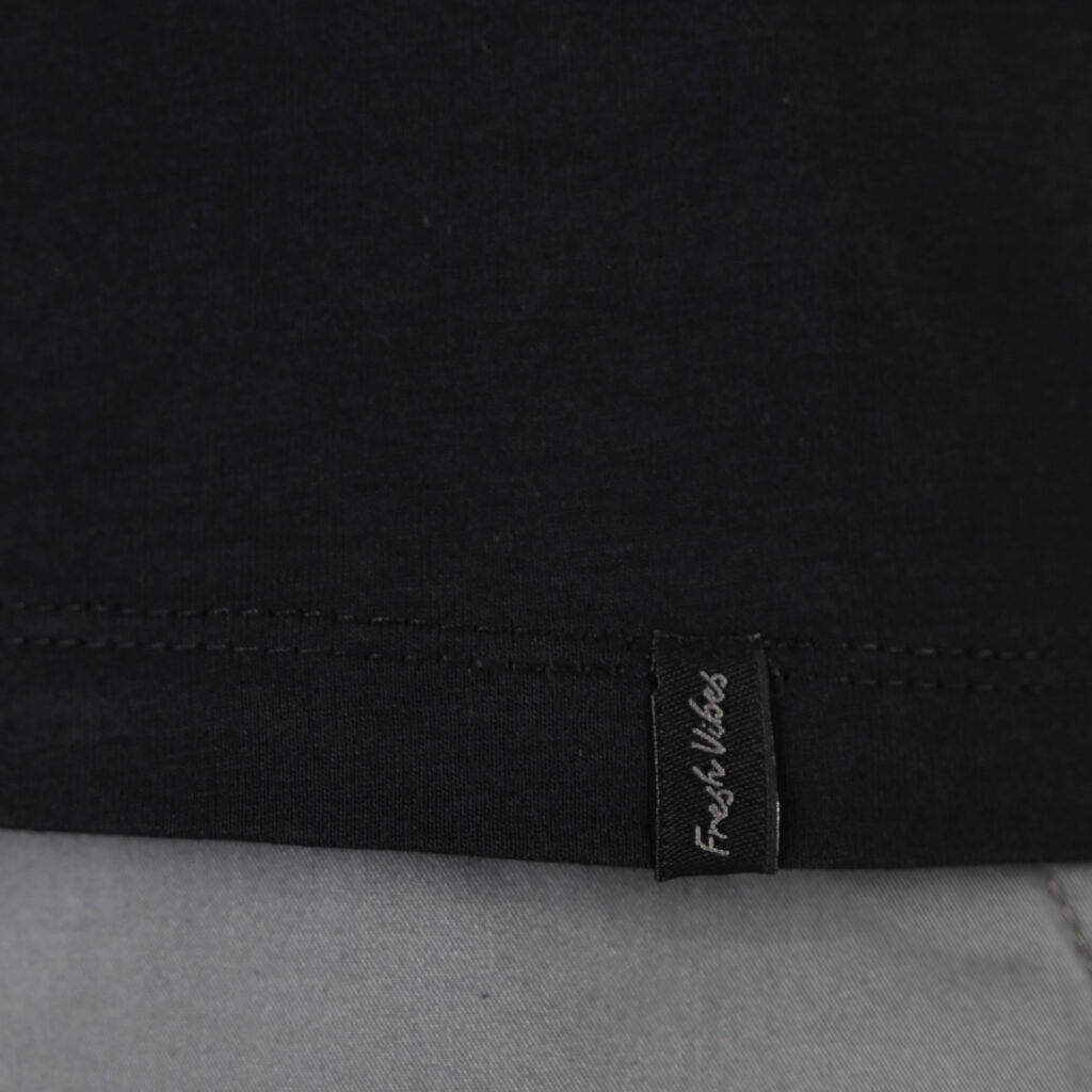 261TS-9138 T-SHIRT FRONT BACK WITH DIGITAL PRINT (RELAXED FIT) BLACK