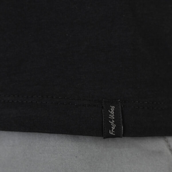261TS-9138 T-SHIRT FRONT BACK WITH DIGITAL PRINT (RELAXED FIT) BLACK