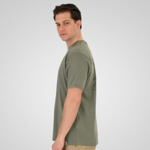 261TS-9138 T-SHIRT FRONT BACK WITH DIGITAL PRINT (RELAXED FIT) AGAVE GREEN - Image 3