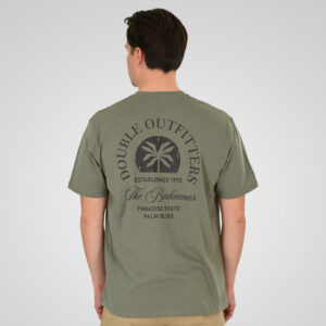 261TS-9138 T-SHIRT FRONT BACK WITH DIGITAL PRINT (RELAXED FIT) AGAVE GREEN - Image 4