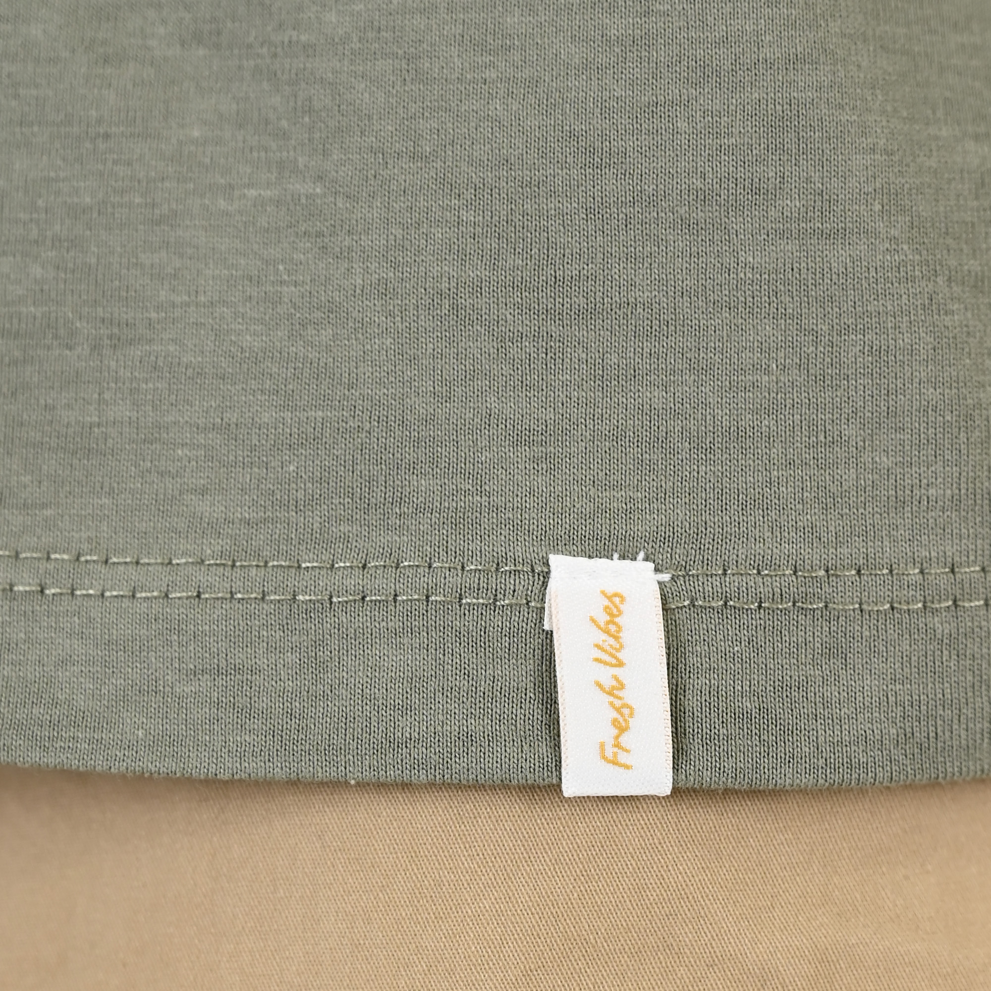 261TS-9138 T-SHIRT FRONT BACK WITH DIGITAL PRINT (RELAXED FIT) AGAVE GREEN - Image 6