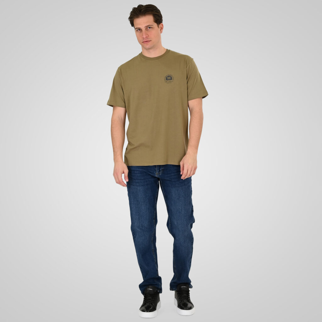 261TS-9138 T-SHIRT FRONT BACK WITH DIGITAL PRINT (RELAXED FIT) PAPYRUS