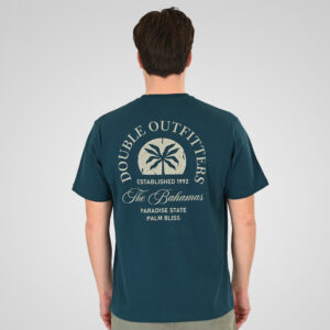 261TS-9138 T-SHIRT FRONT BACK WITH DIGITAL PRINT (RELAXED FIT) DEEP TEAL - Image 4