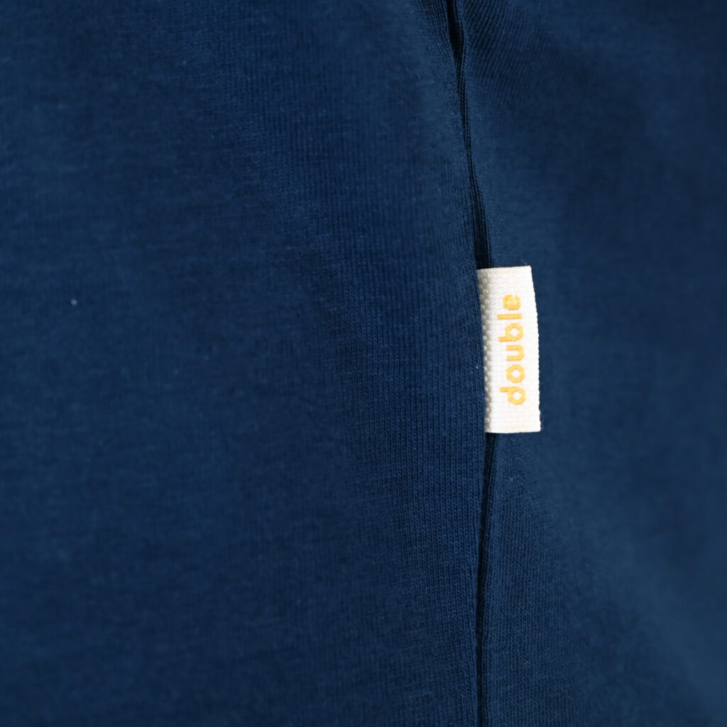 261TS-9139 T-SHIRT HENLEY V-NECK WITH BUTTONS DK BLUE