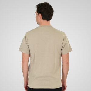 261TS-9139 T-SHIRT HENLEY V-NECK WITH BUTTONS STONE BEIGE - Image 4