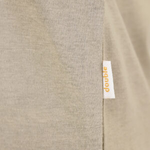 261TS-9139 T-SHIRT HENLEY V-NECK WITH BUTTONS STONE BEIGE - Image 5