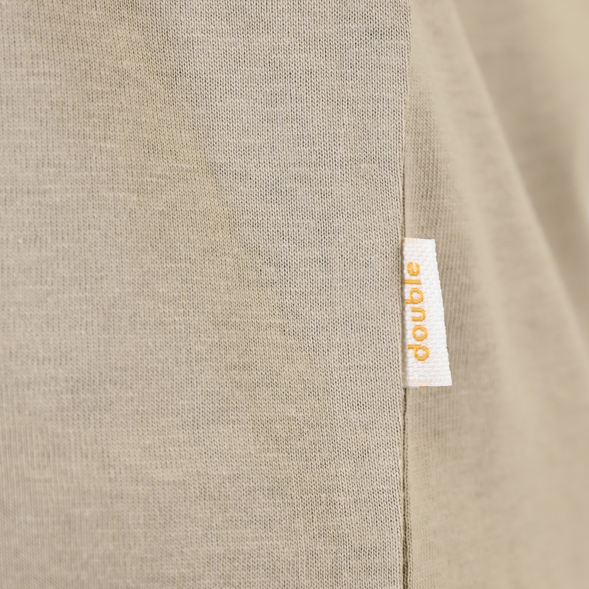 261TS-9139 T-SHIRT HENLEY V-NECK WITH BUTTONS STONE BEIGE - Image 5