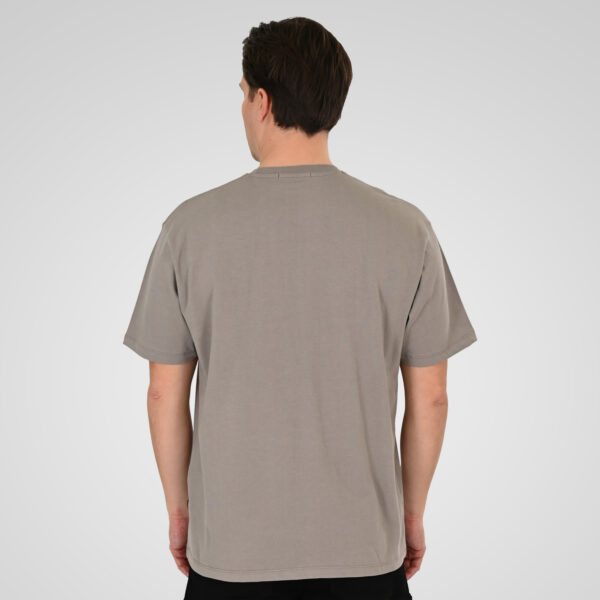 261TS-9140 T-SHIRT WITH EMBROIDERY (HEAVY JERSEY) (RELAXED FIT) LT GREY