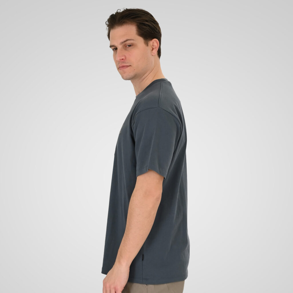 261TS-9140 T-SHIRT WITH EMBROIDERY (HEAVY JERSEY) (RELAXED FIT) STORM BLUE