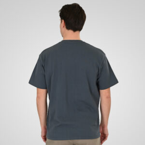 261TS-9140 T-SHIRT WITH EMBROIDERY (HEAVY JERSEY) (RELAXED FIT) STORM BLUE - Image 4