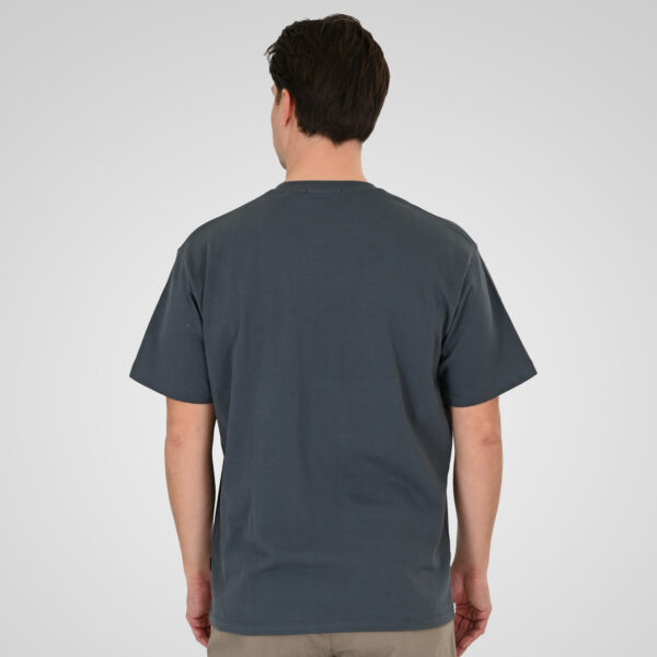 261TS-9140 T-SHIRT WITH EMBROIDERY (HEAVY JERSEY) (RELAXED FIT) STORM BLUE