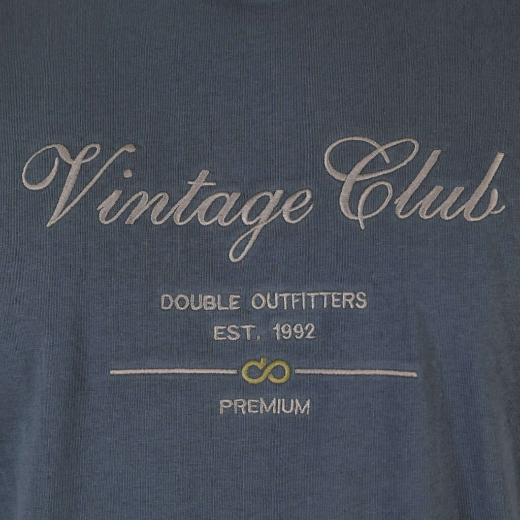 261TS-9140 T-SHIRT WITH EMBROIDERY (HEAVY JERSEY) (RELAXED FIT) STORM BLUE
