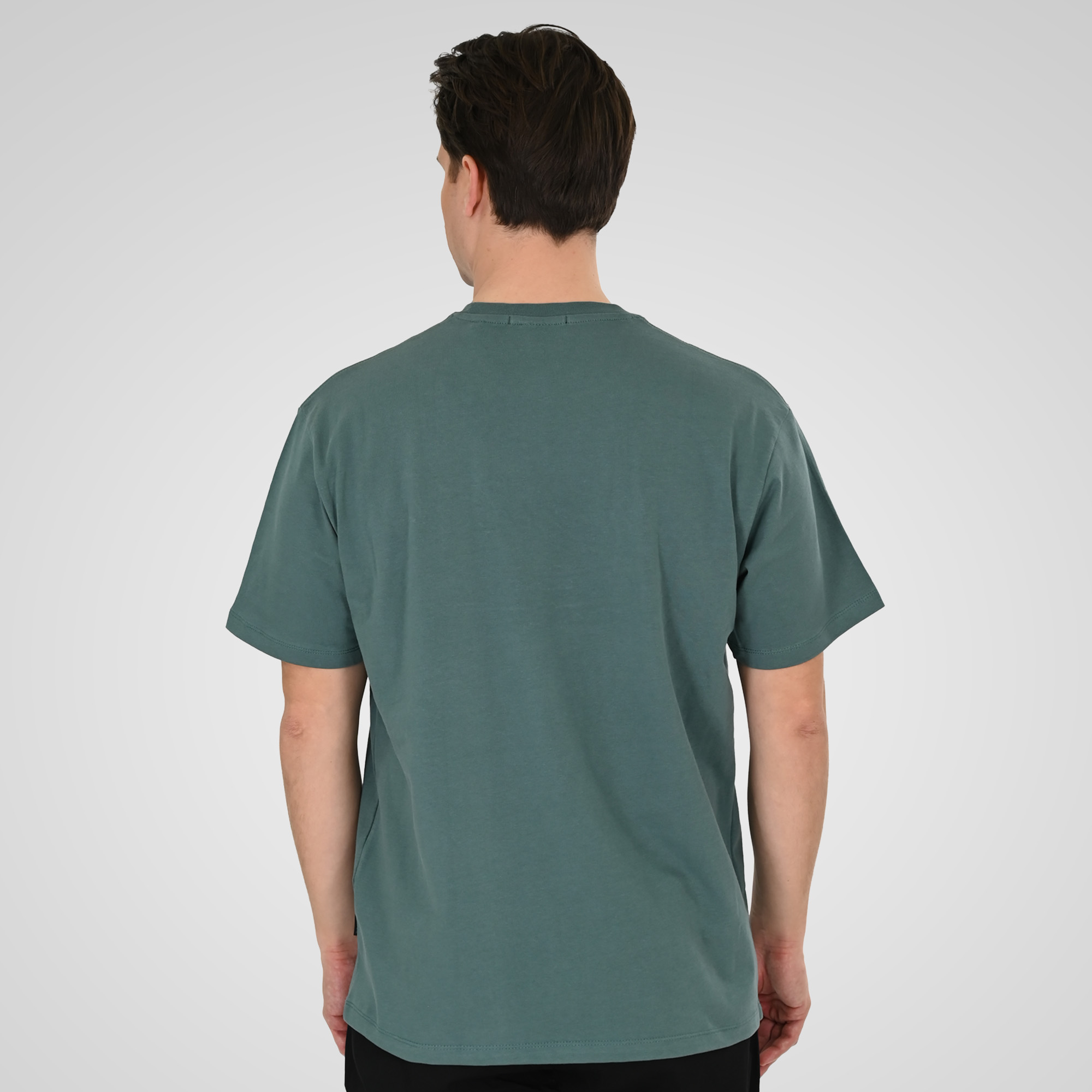 261TS-9140 T-SHIRT WITH EMBROIDERY (HEAVY JERSEY) (RELAXED FIT) JADE - Image 4