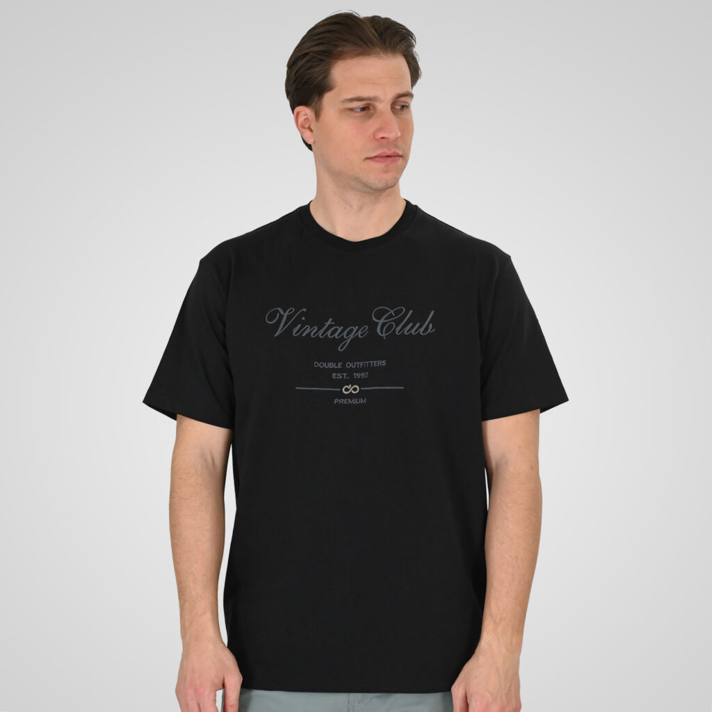 261TS-9140 T-SHIRT WITH EMBROIDERY (HEAVY JERSEY) (RELAXED FIT) BLACK