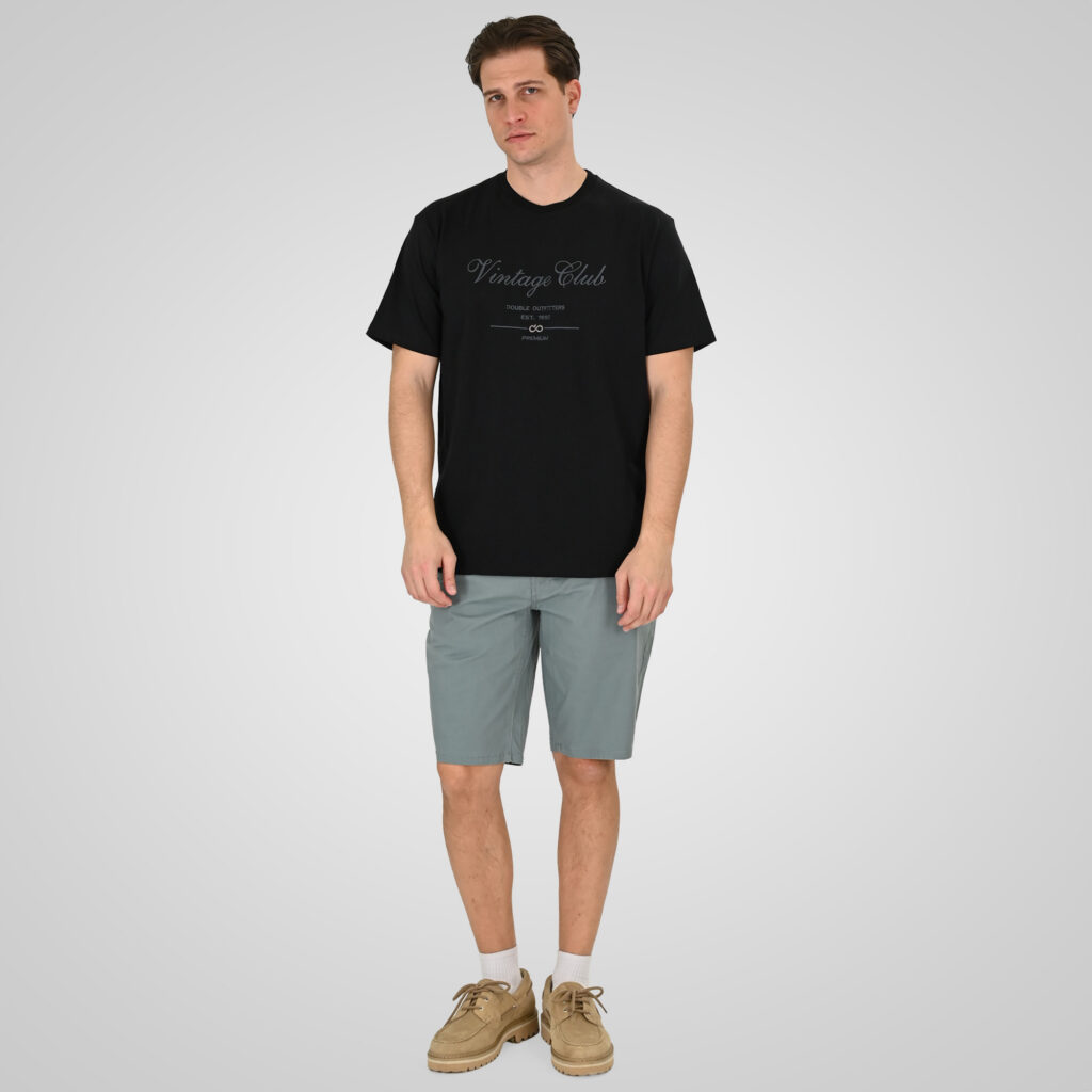 261TS-9140 T-SHIRT WITH EMBROIDERY (HEAVY JERSEY) (RELAXED FIT) BLACK