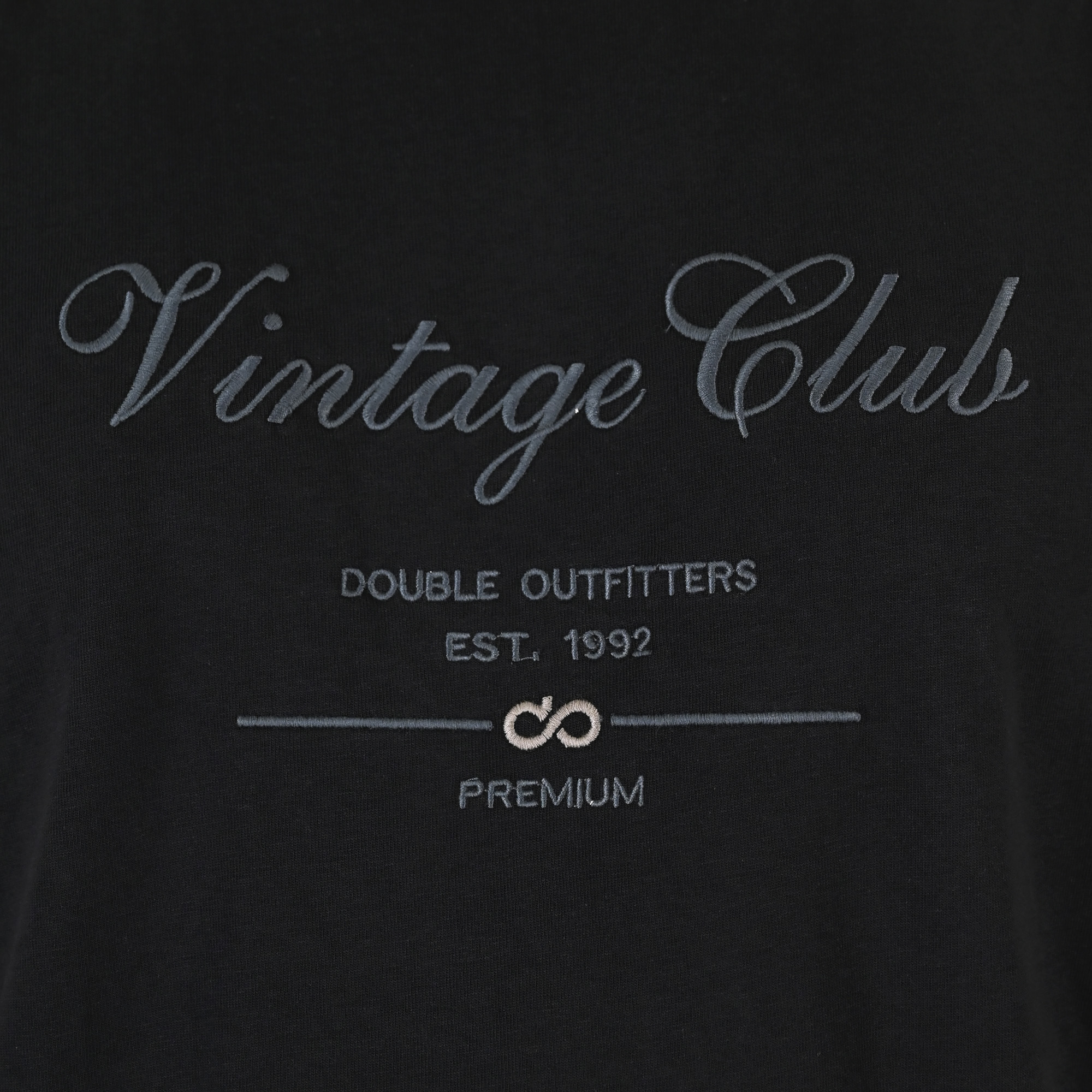 261TS-9140 T-SHIRT WITH EMBROIDERY (HEAVY JERSEY) (RELAXED FIT) BLACK - Image 5