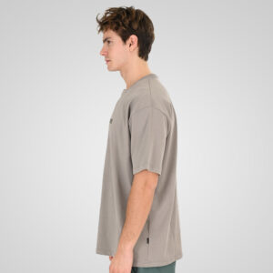 261TS-9141 T-SHIRT WITH EMBOSSED HIGH DENSITY PRINT (HEAVY JERSEY) (RELAXED FIT) LT GREY - Image 3